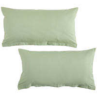 KISSENHÜLLEN-SET Nigiri 40/80 cm  - Salbeigrün, Basics, Textil (40/80cm) - Bio:Vio
