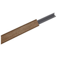 ABSCHLUSSPROFIL - Eiche dunkel, MODERN, Kunststoff (200cm) - Nobilia