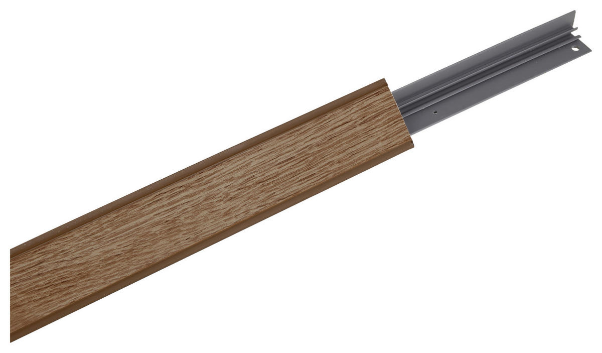 ABSCHLUSSPROFIL - Eiche dunkel, MODERN, Kunststoff (200cm) - Nobilia