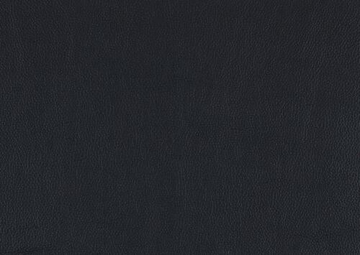 MASSAGESESSEL Kombination Echtleder/Lederlook Schwarz    - Schwarz, Design, Leder/Kunststoff (80/117/114cm) - Cantus