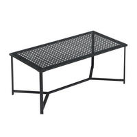 COUCHTISCH in Glas 100/50/42 cm  - Schwarz, Design, Glas/Metall (100/50/42cm) - MID.YOU