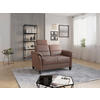 2-SITZER-SOFA in Mikrofaser Haselnussfarben  - Wengefarben/Haselnussfarben, Konventionell, Holz/Textil (149/89/89cm) - Sit & More