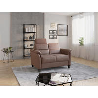 2-SITZER-SOFA in Mikrofaser Haselnussfarben  - Wengefarben/Haselnussfarben, KONVENTIONELL, Holz/Textil (149/89/89cm) - Sit & More