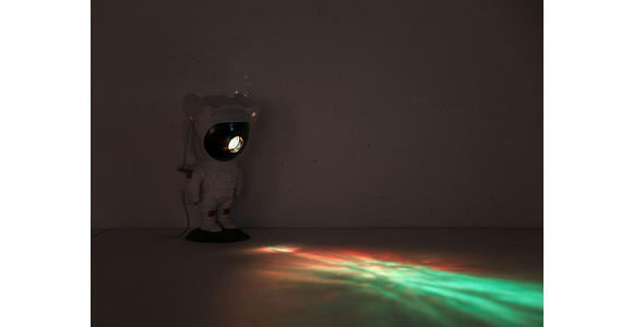 LED-DEKOLEUCHTE Astronaut 12/13/23 cm  - Weiß/Grau, Design, Kunststoff (12/13/23cm) - Novel