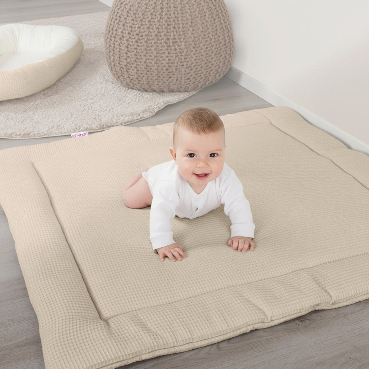 KRABBELDECKE  - Basics, Textil (120/120/3cm) - Babybay