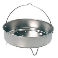 DAMPFEINSATZ Mistral  - Silberfarben, Basics, Metall (4,5/24,5/21,5cm) - ELO