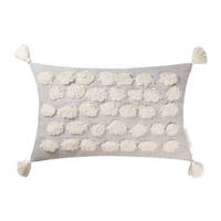 KISSENHÜLLE T-Tufted Blobs 30/50 cm  - Naturfarben, Trend, Textil (30/50cm) - Tom Tailor
