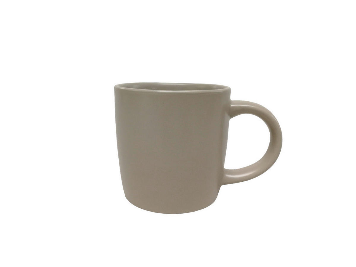 KAFFEEBECHER Salerno  410 ml   - Taupe, Trend, Keramik (9,5/9,6cm) - Novel