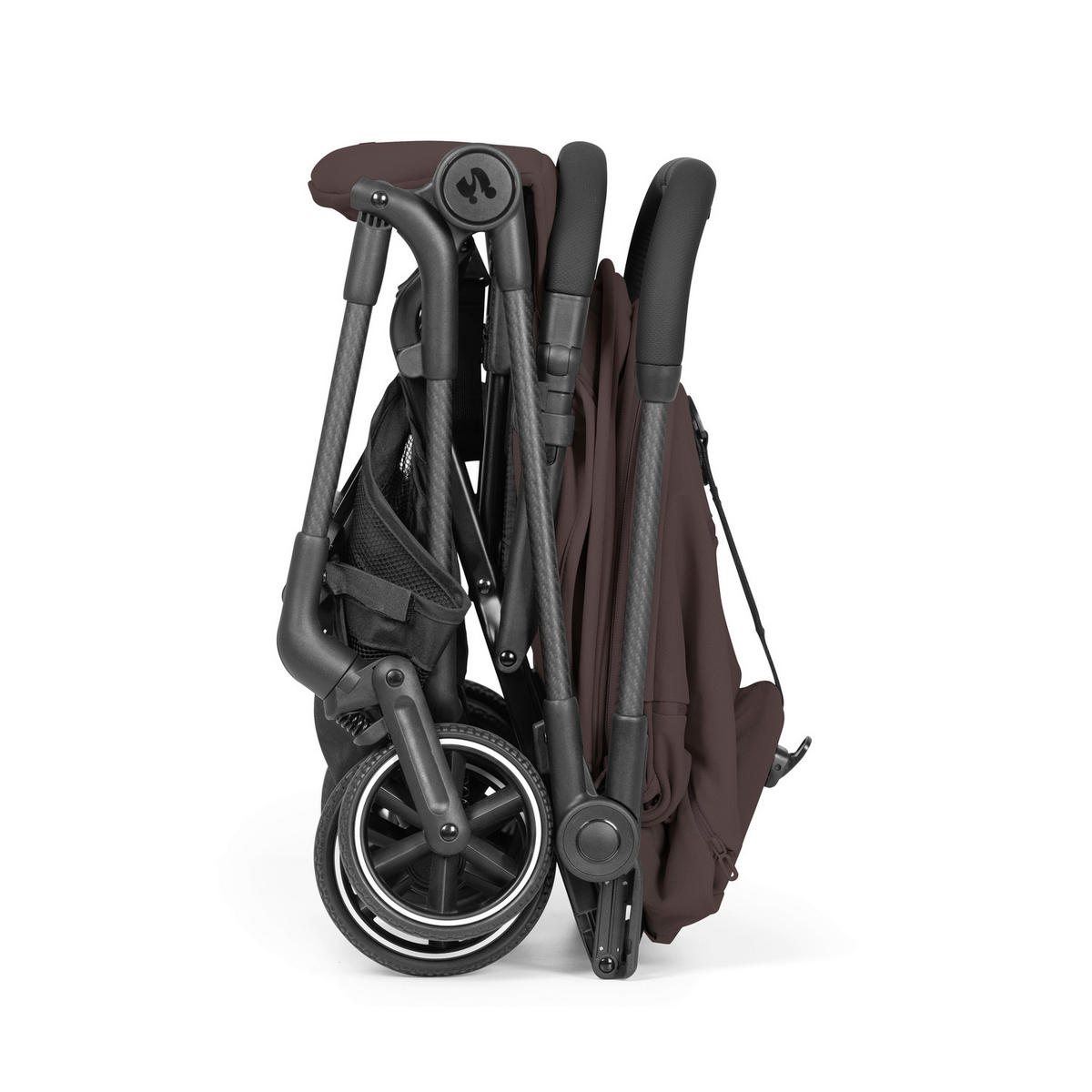 BUGGY Lite N Care  - Schwarz/Braun, Basics, Textil/Metall (89/43,5/100cm) - Hauck
