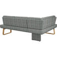 ECKBANK 174/280 cm  in Grau, Eichefarben  - Eichefarben/Grau, Design, Holz/Textil (174/280cm) - Dieter Knoll