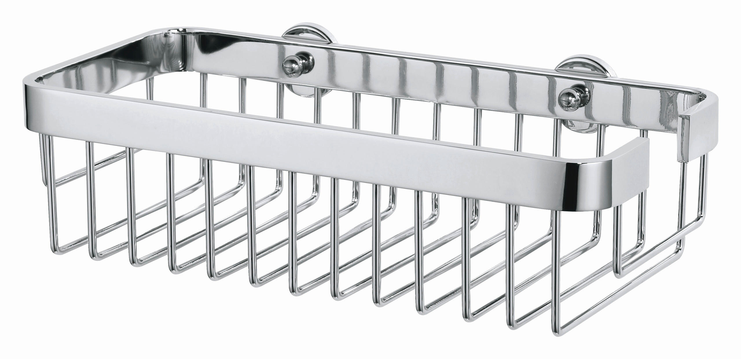 DUSCHABLAGE - Chromfarben, Basics, Metall (30/14,7/8,7cm) - Tesa