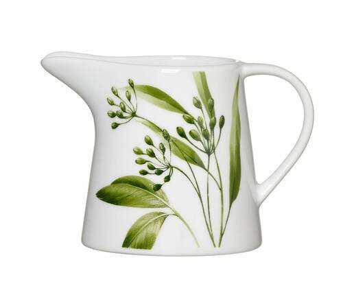KONVIČKA NA MLÉKO porcelán keramika - bílá/zelená, Konvenční, keramika (11/7,5/7,5cm) - Ritzenhoff Breker