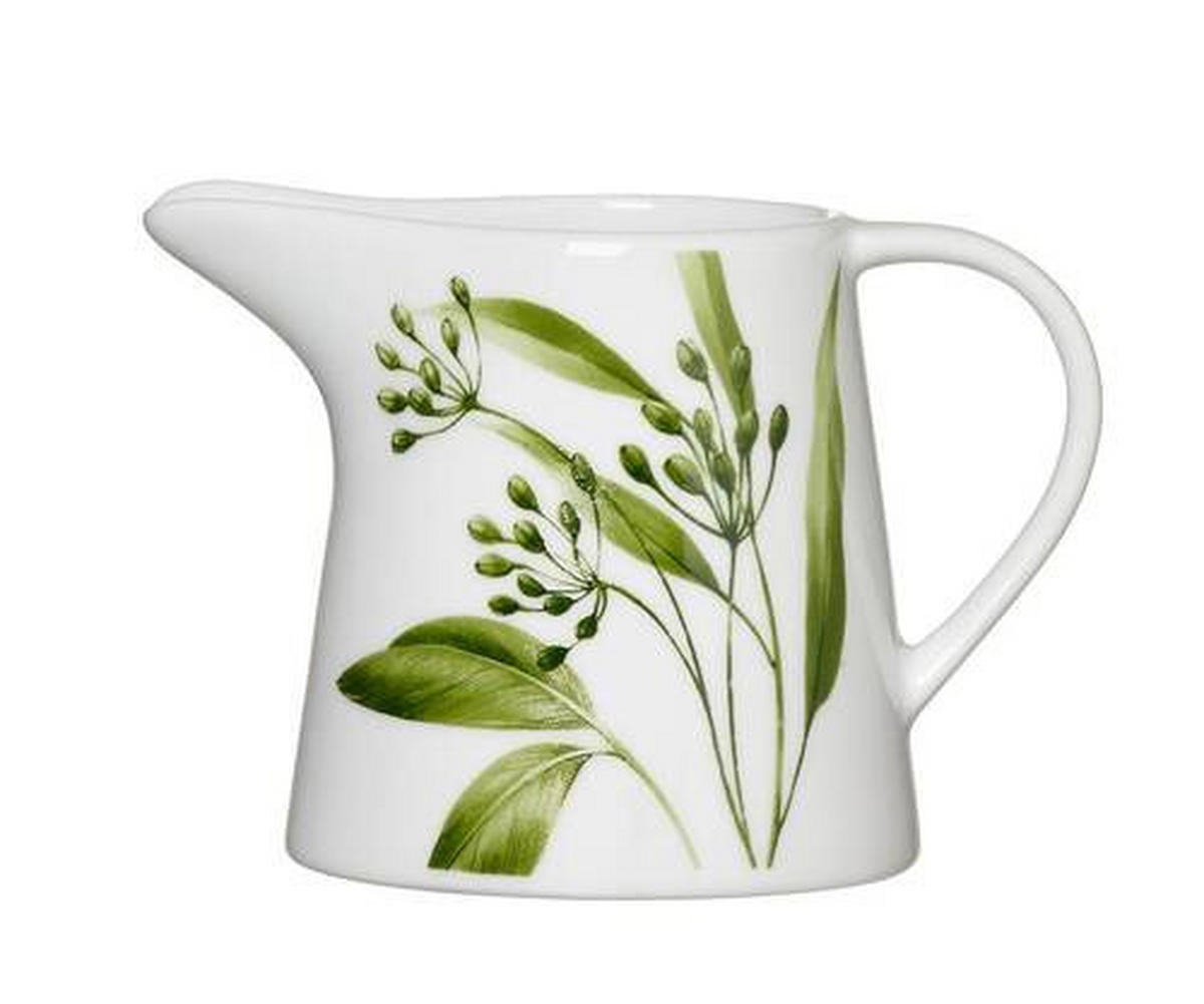 KANVIČKA NA MLIEKO porcelán keramika  - biela/zelená, Konventionell, keramika (11/7,5/7,5cm) - Ritzenhoff Breker