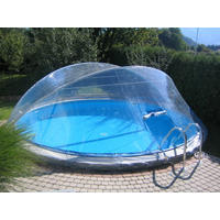 POOLDACH 460 cm  - Transparent, Basics, Kunststoff (460cm)