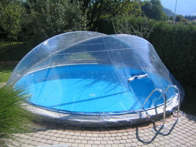 XXXLutz Pooldach Cabrio Dom 15106 Transparent