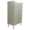 HIGHBOARD SNOW  in 70/121,6/40 cm  - Eichefarben/Goldfarben, Design, Holzwerkstoff/Metall (70/121,6/40cm) - Xora