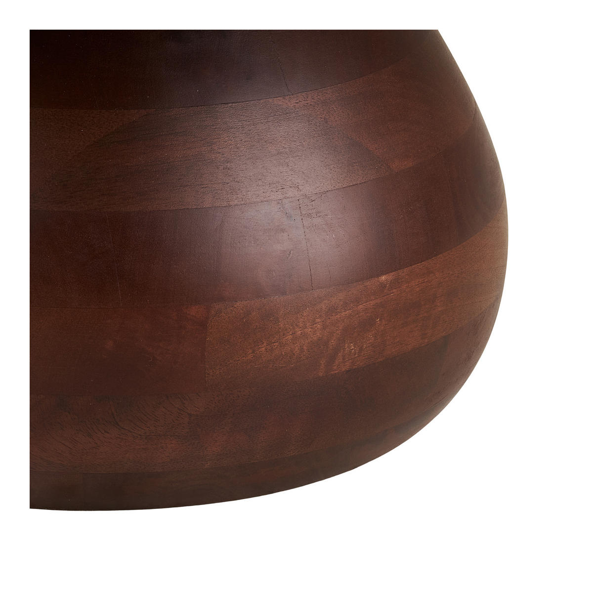 COUCHTISCH70/70/35 cm  in Holz  - Dunkelbraun/Weiß, Design, Holz/Stein (70/70/35cm) - MID.YOU