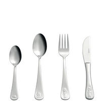 KINDERBESTECK - Silberfarben, Trend, Metall (15,60/19,80/3cm) - Leonardo