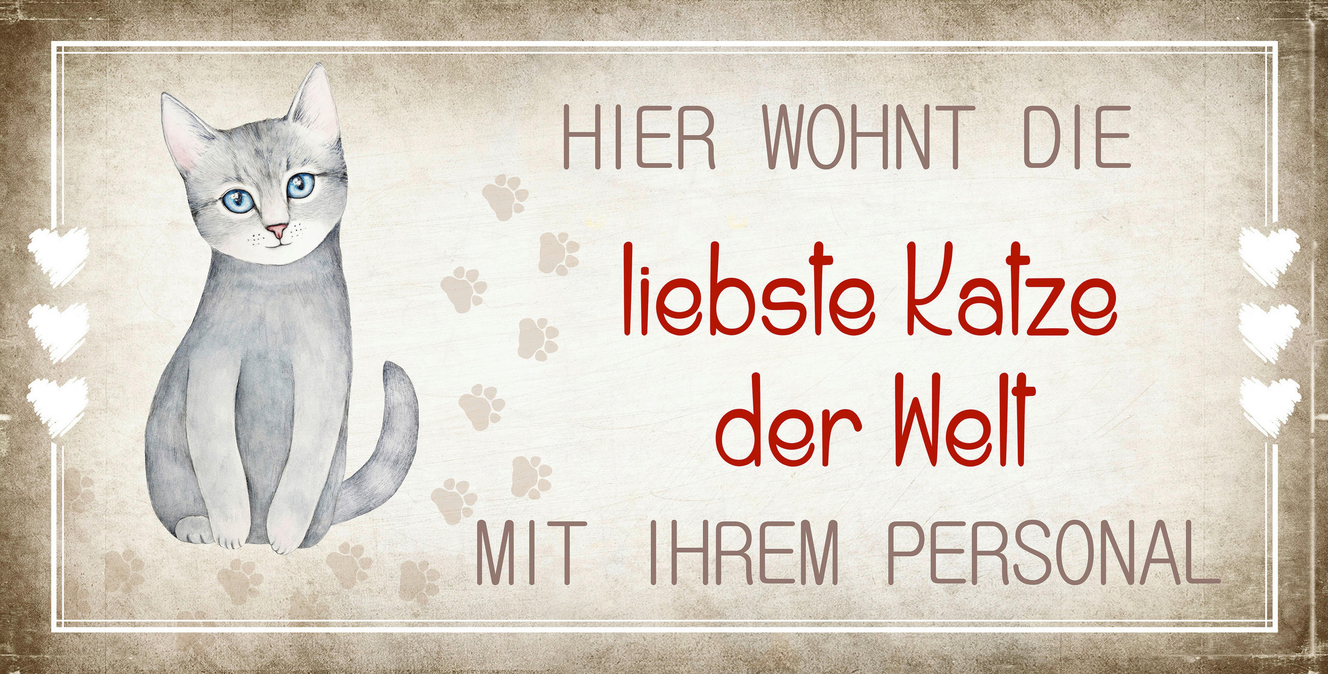 DEKOPANEEL Text 20/40 cm  - Multicolor, Basics, Holz (20/40cm)