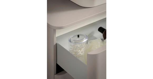 WASCHTISCHKOMBI 101 cm  - Kaschmir/Weiß, KONVENTIONELL, Keramik/Holzwerkstoff (101cm) - Xora