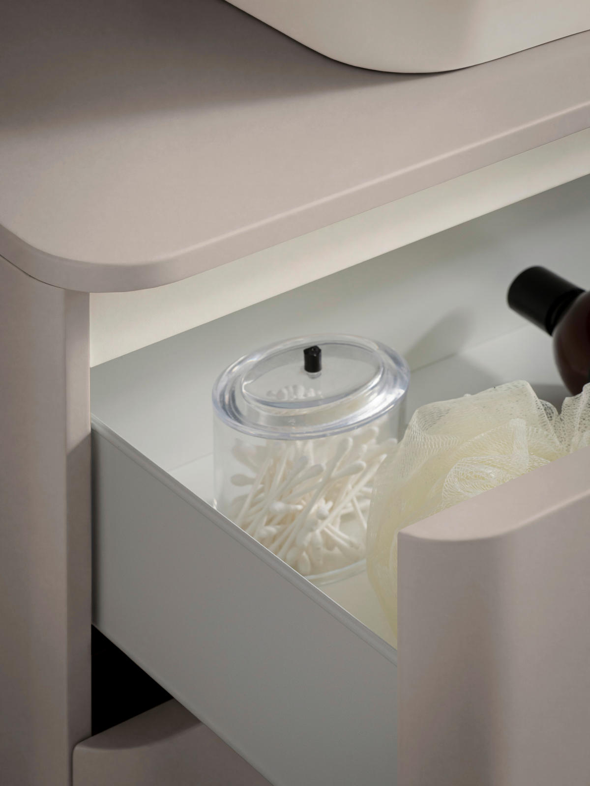 WASCHTISCHKOMBI 101 cm  - Kaschmir/Weiß, KONVENTIONELL, Keramik/Holzwerkstoff (101cm) - Xora