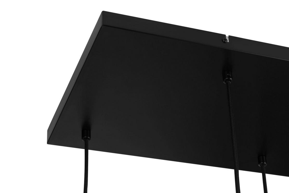 HÄNGELEUCHTE Amelie 97,5/42,5/150 cm   - Bernsteinfarben, Basics, Glas/Metall (97,5/42,5/150cm) - Novel