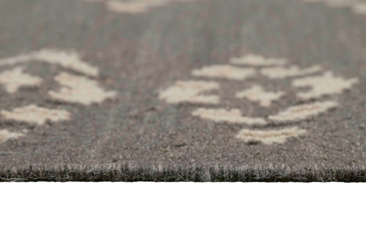 HANDWEBTEPPICH 200/290 cm Belmont Dunkelgrau, Beige rechteckig  - Dunkelgrau/Beige, Design, Textil (200/290cm)