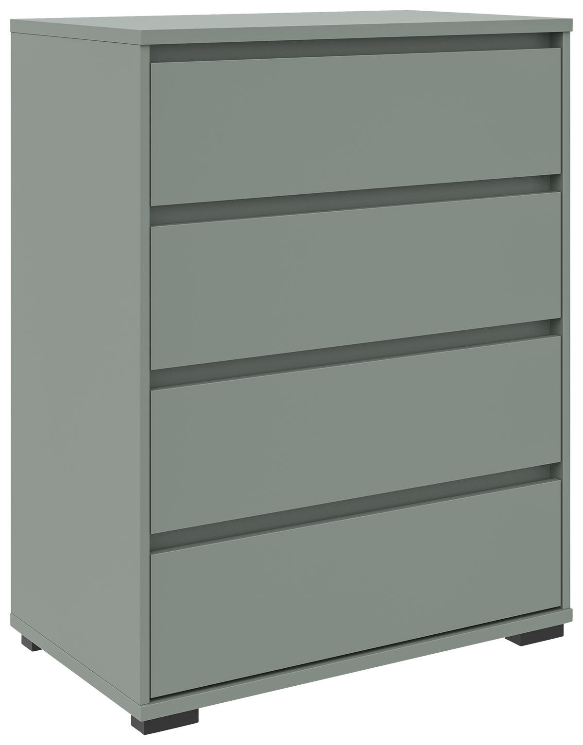 KOMMODE 80/103/48 cm  in Grün  - Anthrazit/Grün, Design, Holzwerkstoff/Kunststoff (80/103/48cm) - Carryhome