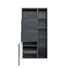 MIDISCHRANK Graphitfarben - Graphitfarben/Grau, Design, Holzwerkstoff (65/130/35cm) - Xora MIDISCHRANK Graphitfarben - Graphitfarben/Grau, Design, Holzwerkstoff (65/130/35cm) - Xora