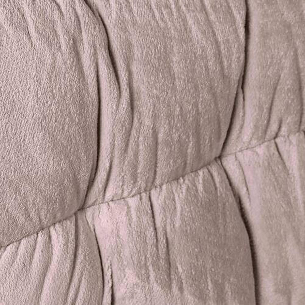 BIG SOFFA i plysch beige  - beige/svart, Klassisk, textil/plast (262/70/115cm) - MID.YOU