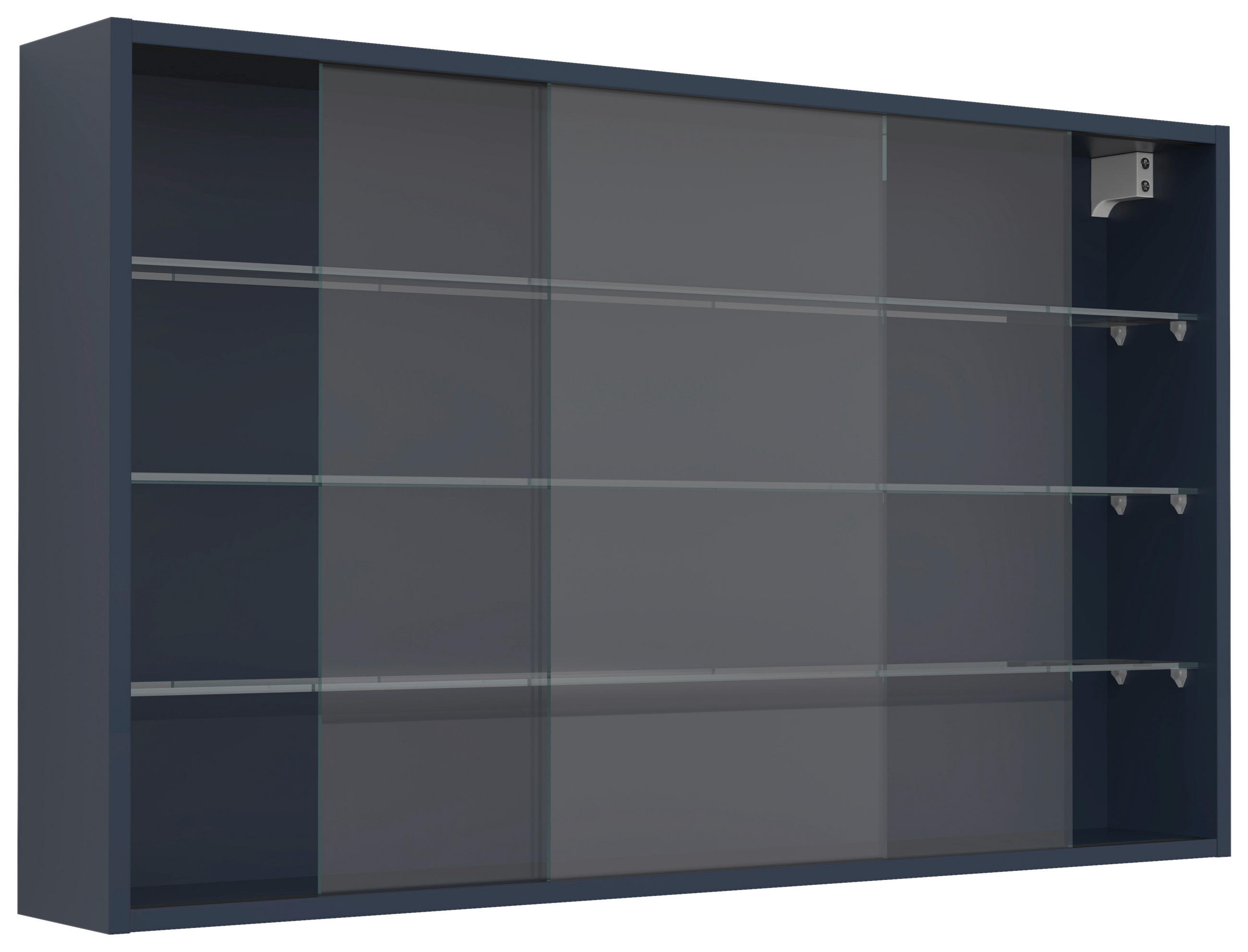 HÄNGEVITRINE in Anthrazit  - Anthrazit, Design, Glas/Holzwerkstoff (100/60/15cm) - MID.YOU