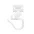 SPONKOVÝ KLUZÁK - bílá, Basics, umělá hmota (1/2.5cm) - Homeware SPONKOVÝ KLUZÁK - bílá, Basics, umělá hmota (1/2.5cm) - Homeware
