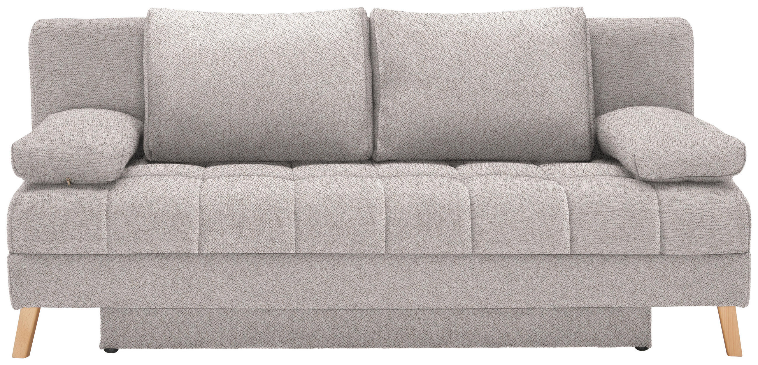 SCHLAFSOFA in Webstoff Naturfarben  - Naturfarben, KONVENTIONELL, Holz/Textil (195/90/90cm) - Cantus
