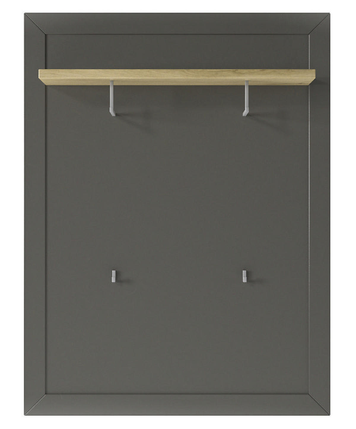 GARDEROBENPANEEL  in 100/130/26,6 cm  - Eichefarben/Graphitfarben, Basics, Holzwerkstoff (100/130/26,6cm) - SetOne by Musterring