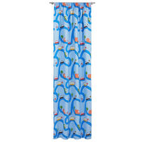 MATERIAL TEXTIL DECORATIV obscuritate  - albastru/alb, Basics, textil (150cm)