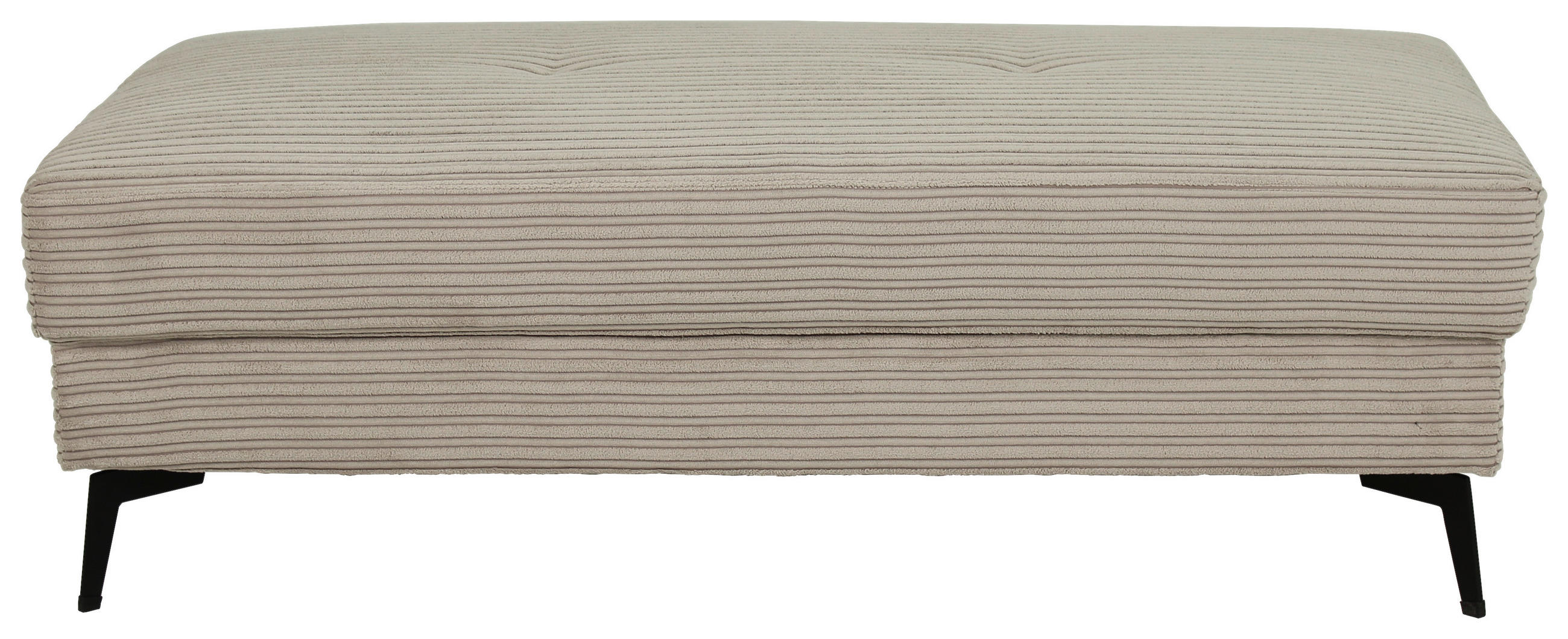HOCKER Hellgrau, Beige  - Beige/Hellgrau, Trend, Textil (140/80cm) - P & B