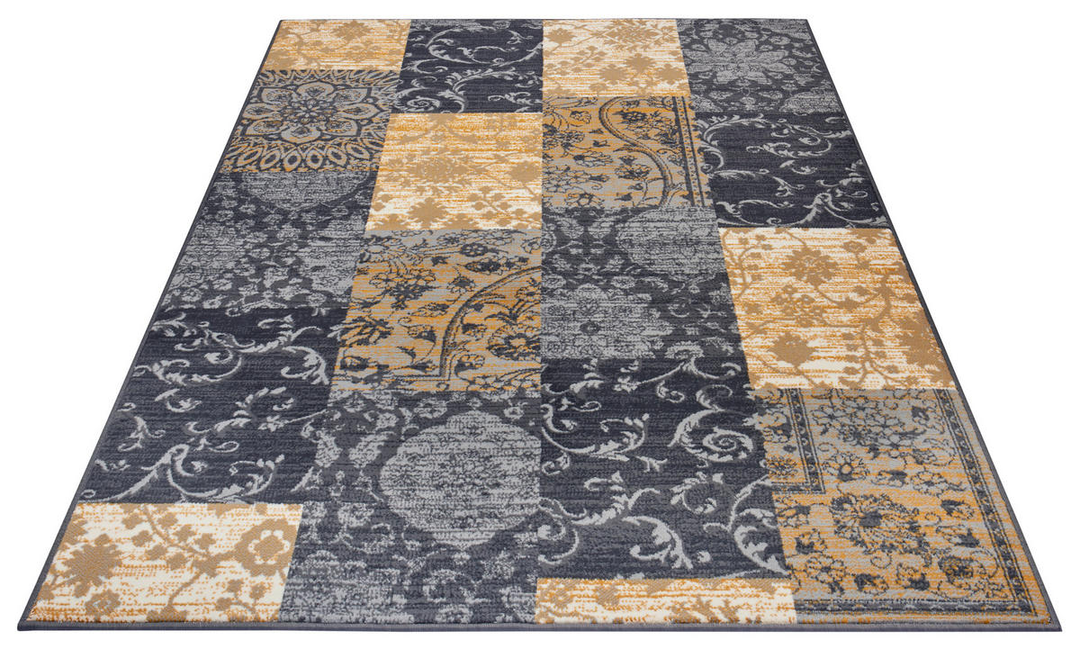 FLACHWEBETEPPICH 235/320 cm Gloria Grau, Sahara  - Grau/Sahara, Design, Kunststoff/Textil (235/320cm)