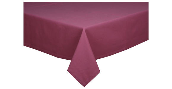 TISCHDECKE Textil Rosa 140/220 cm  - Rosa, Basics, Textil (140/220cm) - Novel