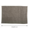 BADTEPPICH Taupe 80/50 cm  - Taupe, KONVENTIONELL (80/50cm) - Spirella