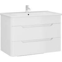 ELEMENT S UMIVAONIKOM  bijela  - bijela, Moderno, drvni materijal/keramika (80/54/45cm)