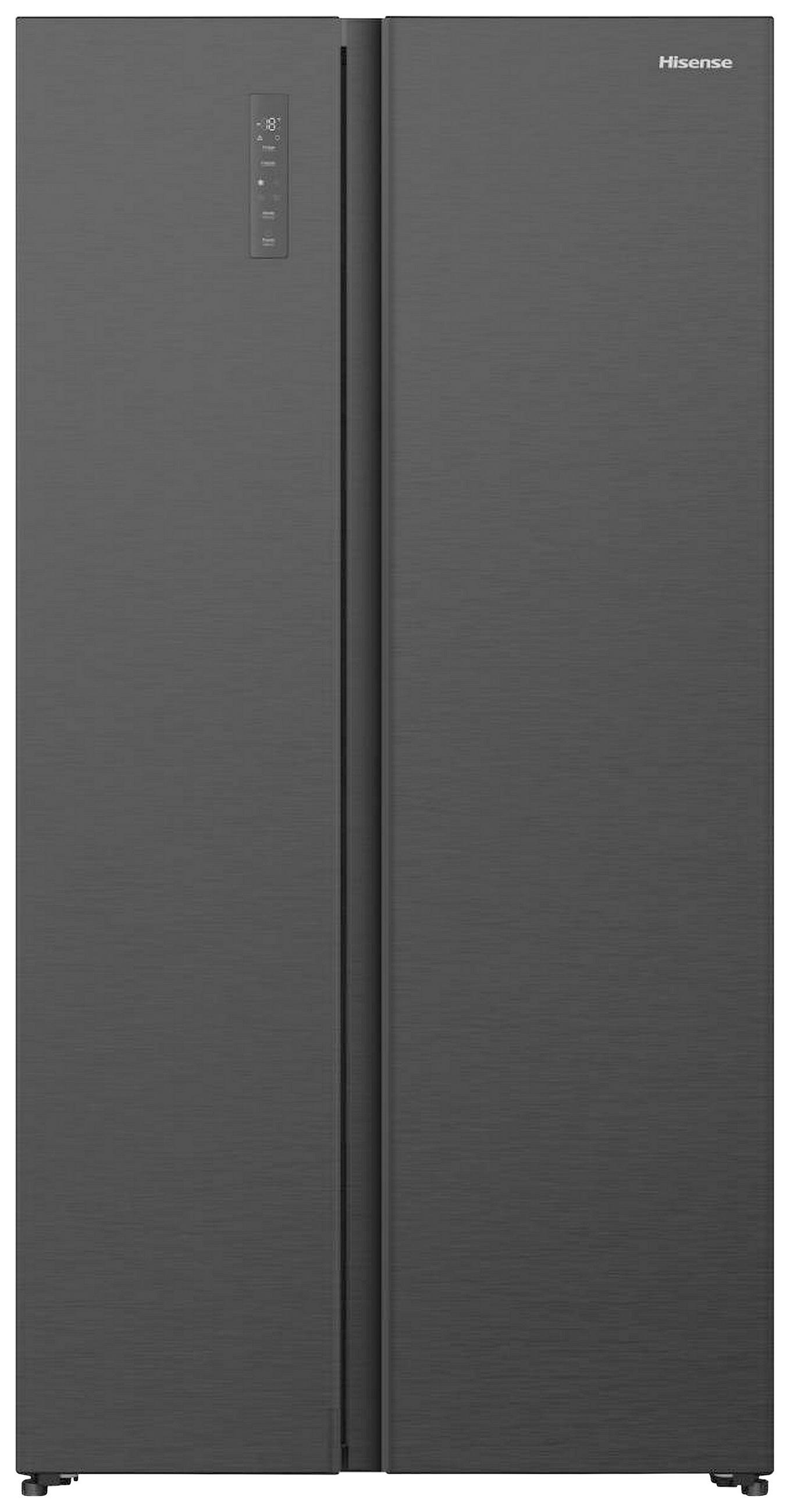 SIDE-BY-SIDE 91,1/178,6/60 cm RS3P538NAFE  - Schwarz, Basics, Metall (91,1/178,6/60cm) - Hisense