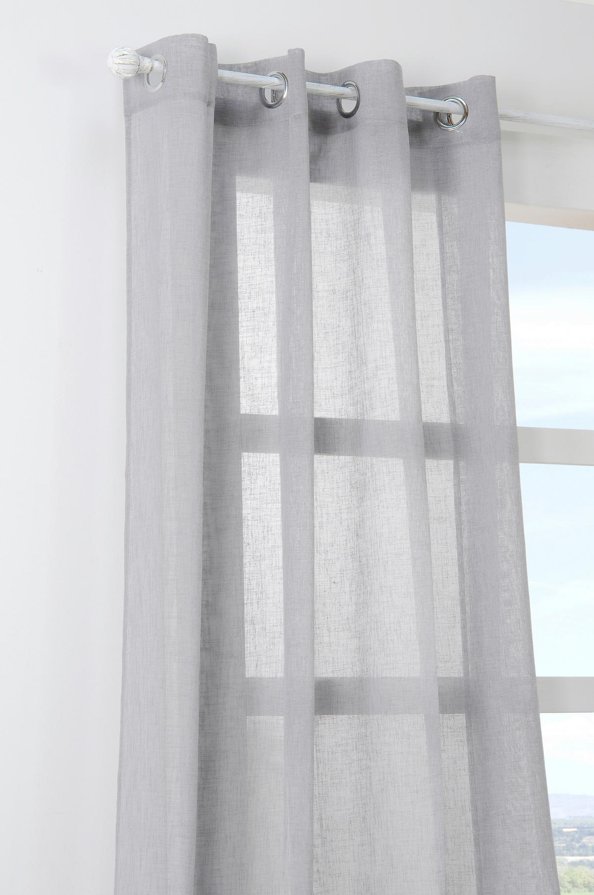 GOTOVA ZAVJESA siva   - siva, Basics, tekstil (140/260cm)