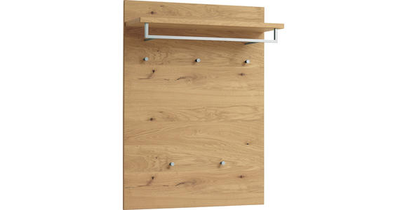 GARDEROBENPANEEL in 80/109/27 cm - Eichefarben, Natur, Holz (80/109/27cm) - Novel