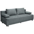 SCHLAFSOFA in Chenille Dunkelgrau  - Dunkelgrau/Schwarz, KONVENTIONELL, Kunststoff/Textil (201/72/98cm) - Carryhome