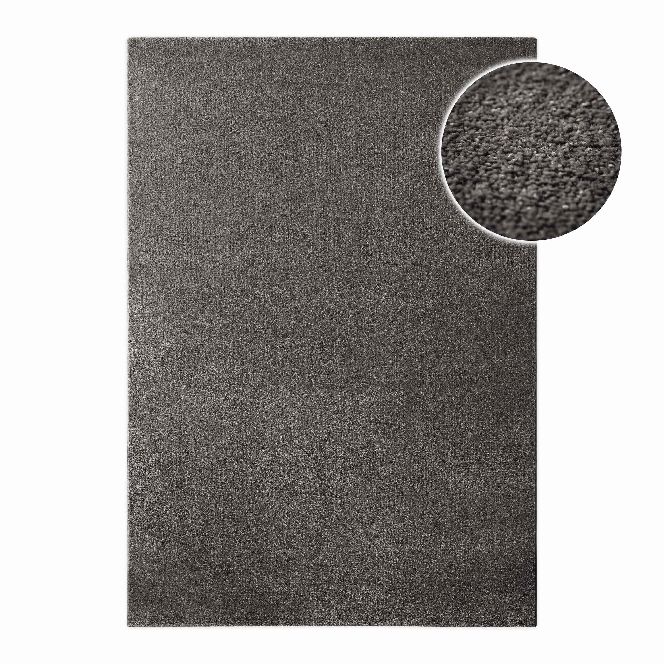 WEBTEPPICH  Wohnzimmer 200/290 cm Vegas Anthrazit rechteckig  - Anthrazit, KONVENTIONELL, Textil (200/290cm) - Esprit