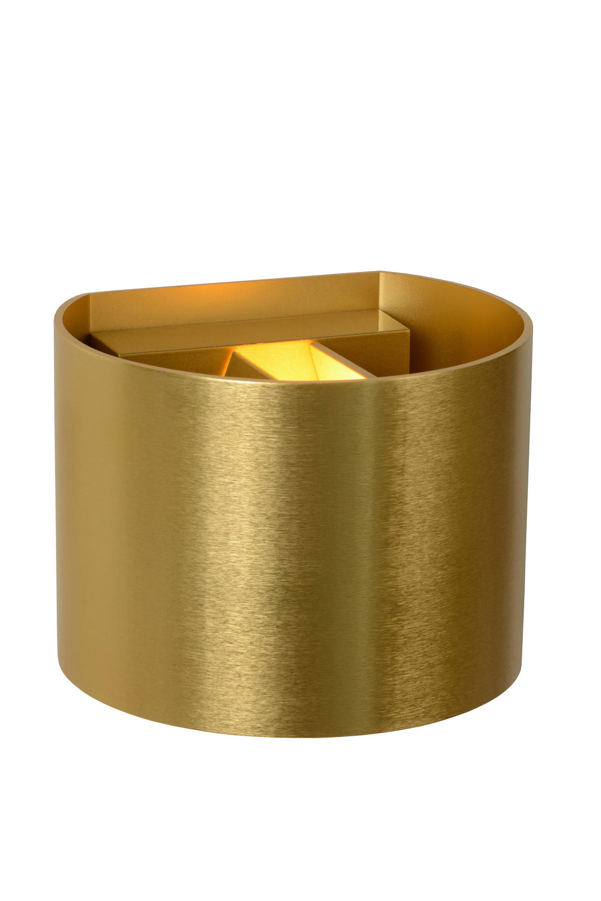 LED-WANDLEUCHTE Xio 11/13/9.7 cm   - Messingfarben, Design, Metall (11/13/9.7cm) - Lucide