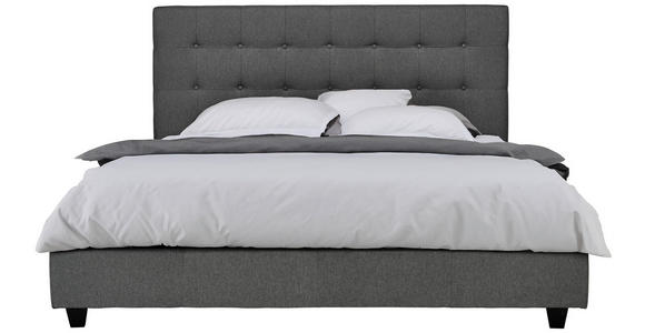 POLSTERBETT Lattenrost Anthrazit 180/200 cm - Anthrazit, MODERN, Holz/Textil (180/200cm) - Carryhome