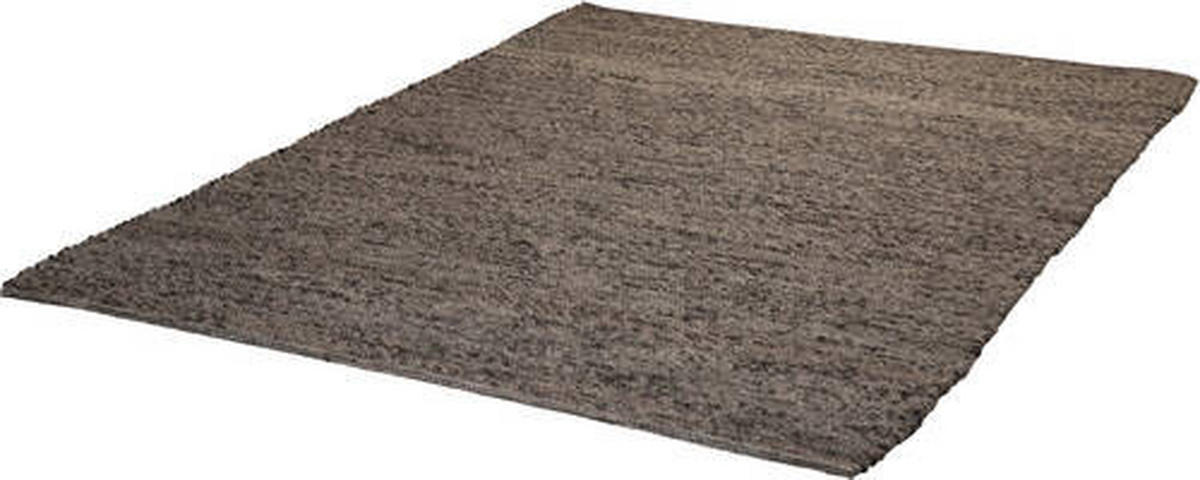 FLACHWEBETEPPICH 120/170 cm  - Graphitfarben, Basics, Textil (120/170cm)