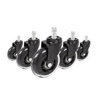 HJUL TILL SNURRSTOL  - svart/transparent, Basics, metall/plast (3,6/9,2/7,6cm) - MID.YOU