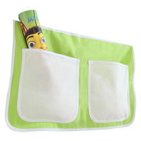 BETTTASCHE - Beige/Grün, KONVENTIONELL, Textil (56/32/2cm) - MID.YOU
